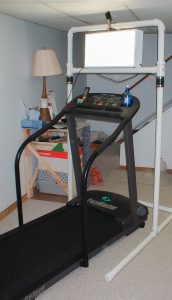Treadmill and Bright Light Therapy Box