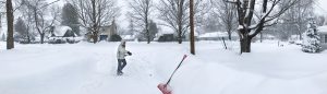 Shoveling Snow During the Storm